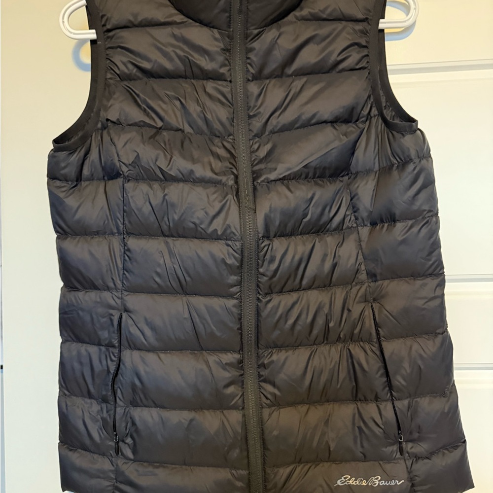 Eddie Bauer Women's Black Quilted Vest